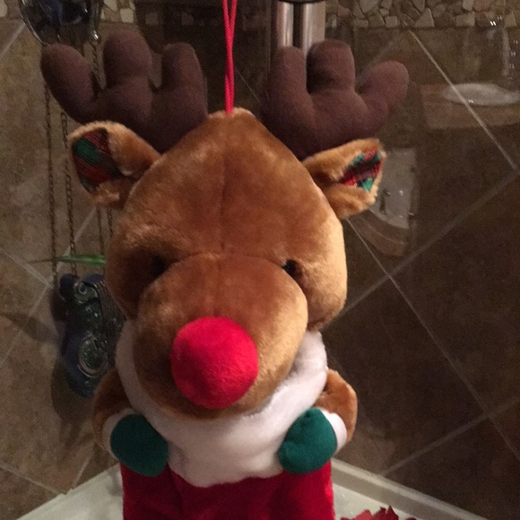 NWOT Reindeer Christmas Stocking - Picture 3 of 7